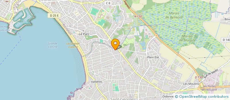 localisation de l'entreprise SCI CAJU  SAINT-GEORGES-DE-DIDONNE