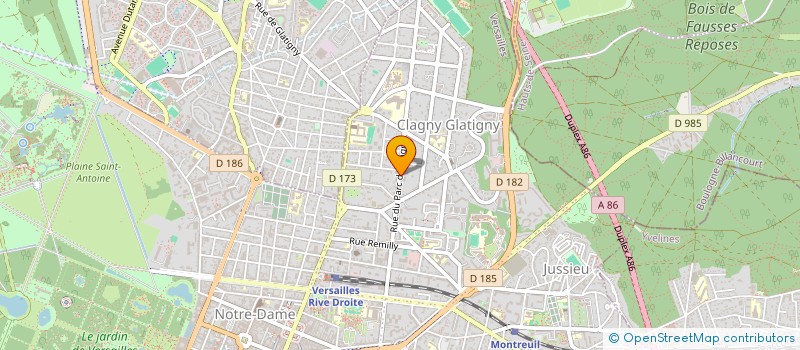 localisation de l'entreprise SCI CAJUBASELLU à VERSAILLES