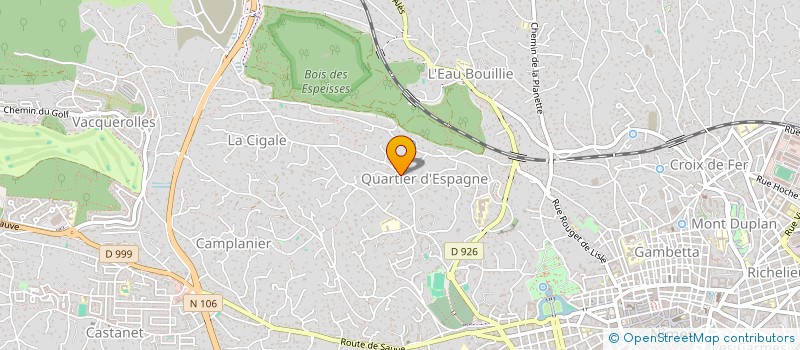 localisation de l'entreprise SCI CAJUCLA  NIMES