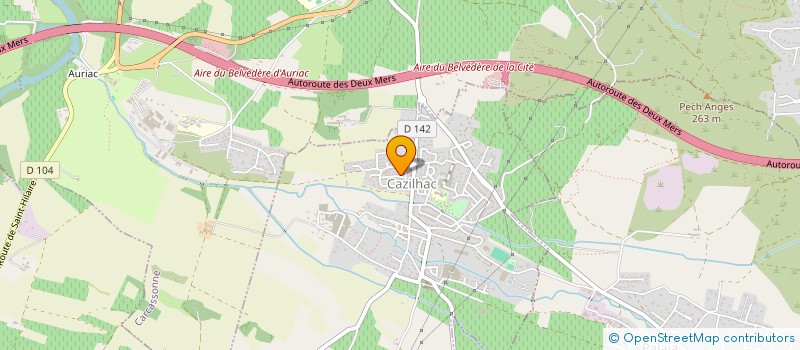 localisation de l'entreprise SCI CAJUFRE à CAZILHAC
