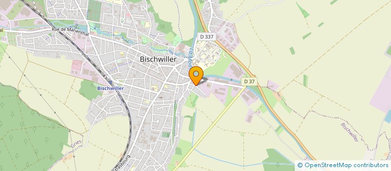 localisation de l'entreprise SCI CAJUSOAL  SCHIRRHOFFEN