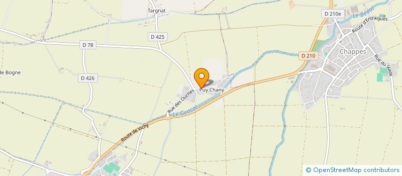 localisation de l'entreprise SCI CAJUTA  SAINT-BEAUZIRE