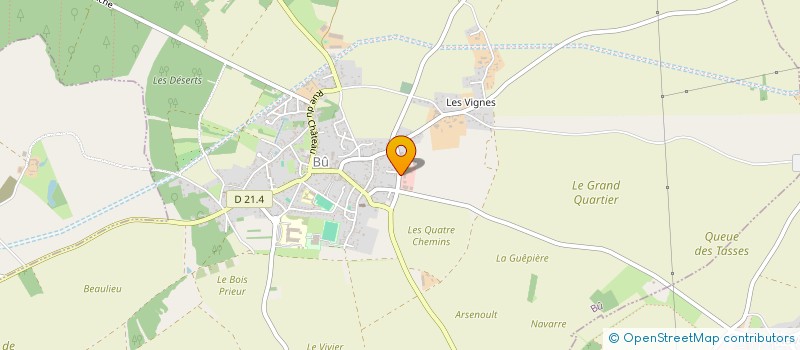 localisation de l'entreprise SCI CAKE à BU