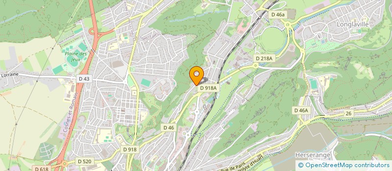 localisation de l'entreprise SCI CAKIR  LONGWY