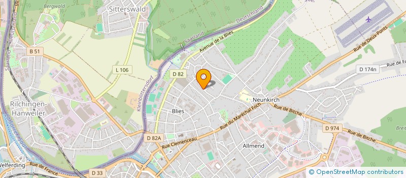 localisation de l'entreprise SCI CAKO à SARREGUEMINES