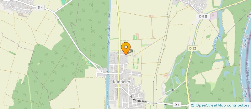 localisation de l'entreprise SCI CAL-HOME  KUNHEIM