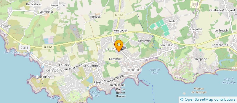 localisation de l'entreprise SCI CAL'IPSO à PLOEMEUR