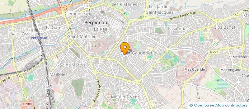 localisation de l'entreprise SCI CAL PERET IN PARIS à PERPIGNAN