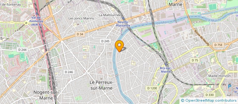localisation de l'entreprise SCI CAL SB  BRY-SUR-MARNE