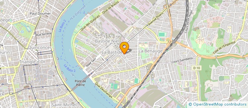 localisation de l'entreprise SCI CAL TURENNO  BORDEAUX