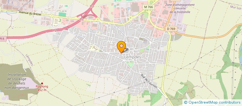 localisation de l'entreprise SCI CALA  LEMPDES