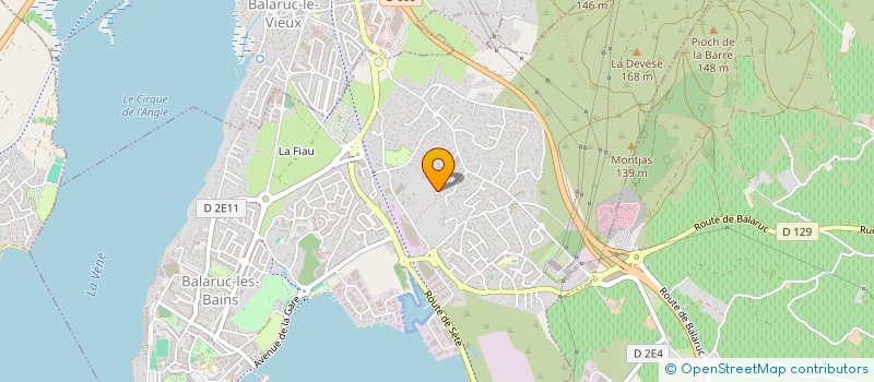 localisation de l'entreprise SCI CALABRESE INCO  BALARUC-LES-BAINS