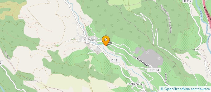 localisation de l'entreprise SCI CALACATA  LODEVE