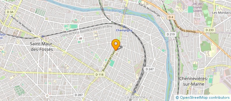 localisation de l'entreprise SCI CALACE à SAINT-MAUR-DES-FOSSES