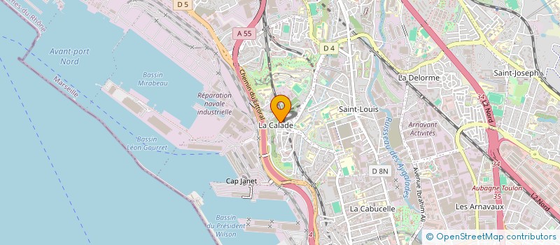 localisation de l'entreprise SCI CALADE PATRIMOINE à MARSEILLE