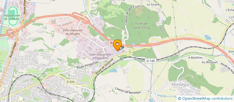 localisation de l'entreprise SCI CALADONA à AUCH