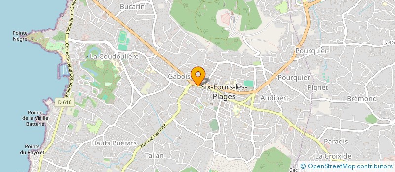 localisation de l'entreprise SCI CALAFAT à SIX-FOURS-LES-PLAGES