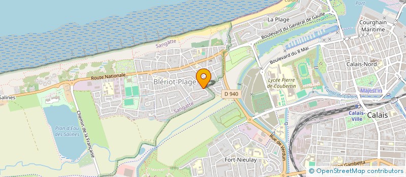 localisation de l'entreprise SCI CALAIS MASSENA  SANGATTE