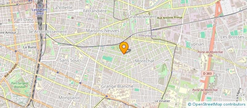 localisation de l'entreprise SCI CALALEO  LYON