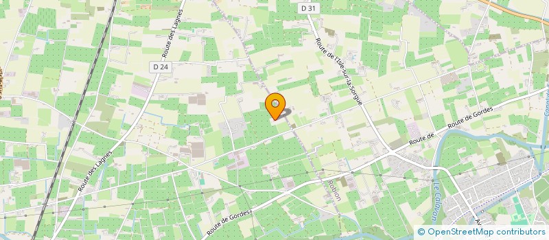 localisation de l'entreprise SCI CALAME & LOPPIN  CAVAILLON