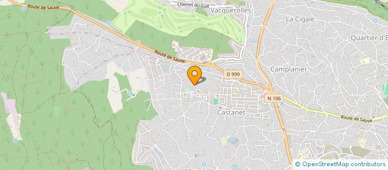 localisation de l'entreprise SCI CALAMON  NIMES