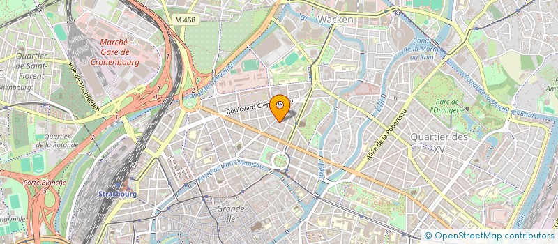 localisation de l'entreprise SCI CALANCK  STRASBOURG