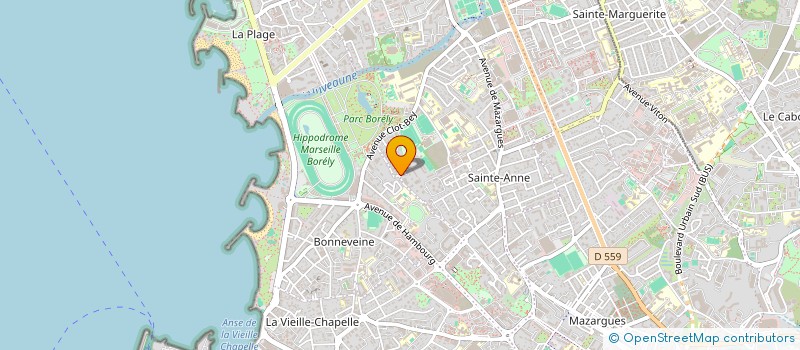 localisation de l'entreprise SCI CALANQUE à MARSEILLE