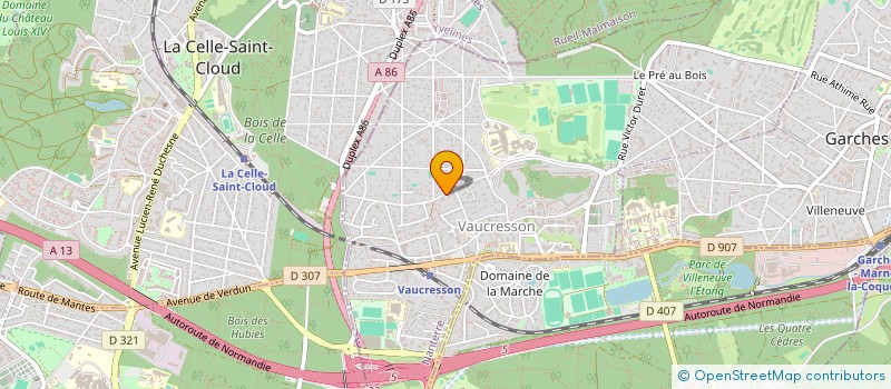 localisation de l'entreprise SCI CALAROSA à VAUCRESSON