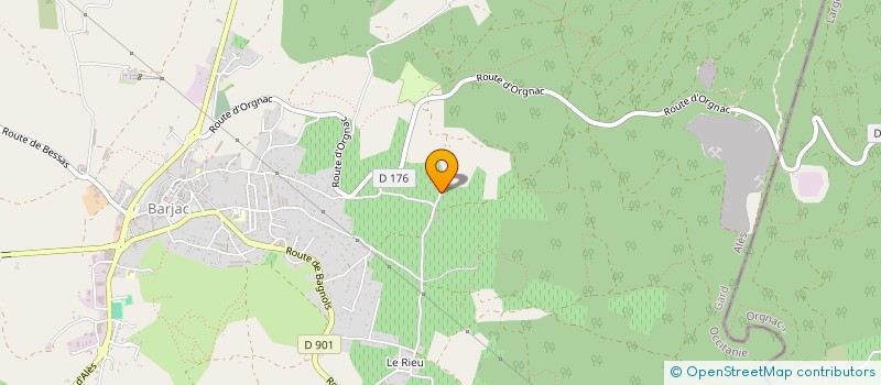 localisation de l'entreprise SCI CALAS  ROCHEGUDE