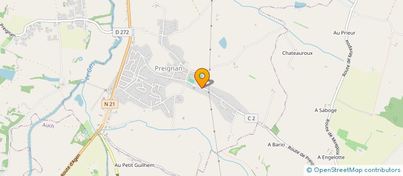 localisation de l'entreprise SCI CALATRAVA  PREIGNAN