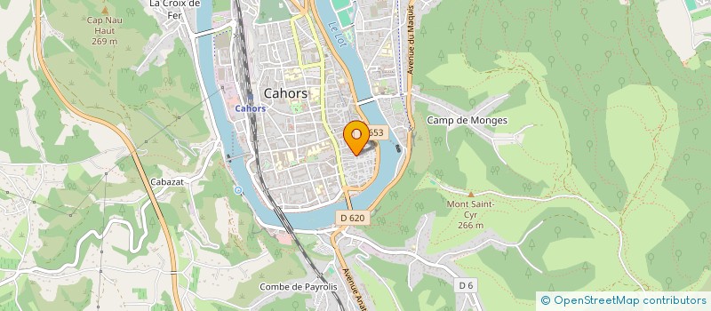 localisation de l'entreprise SCI CALAUGIL  CAHORS