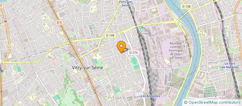 localisation de l'entreprise SCI CALBEL  VITRY-SUR-SEINE