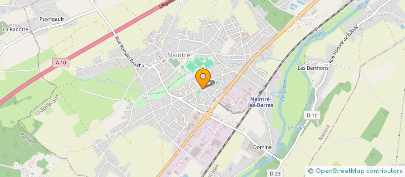 localisation de l'entreprise SCI CALCULA  NAINTRE