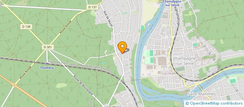 localisation de l'entreprise SCI CALD  THOMERY