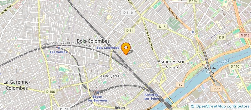 localisation de l'entreprise SCI CALDIJ à ASNIERES-SUR-SEINE