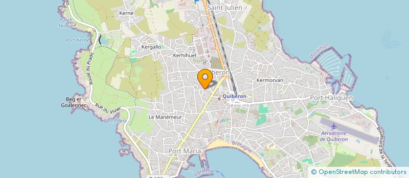 localisation de l'entreprise SCI CALDIUM à QUIBERON