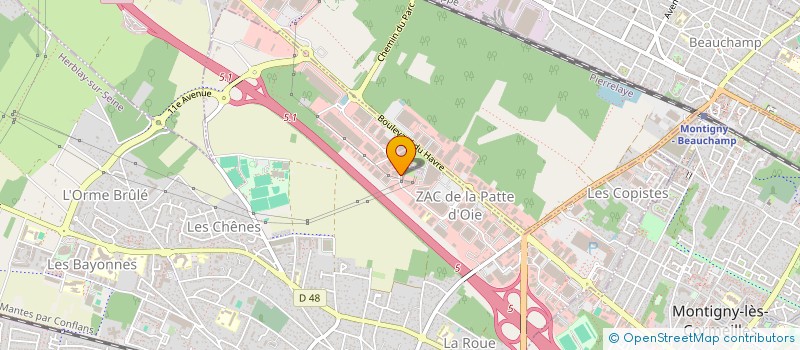 localisation de l'entreprise SCI CALDYA ORIGIN  HERBLAY-SUR-SEINE