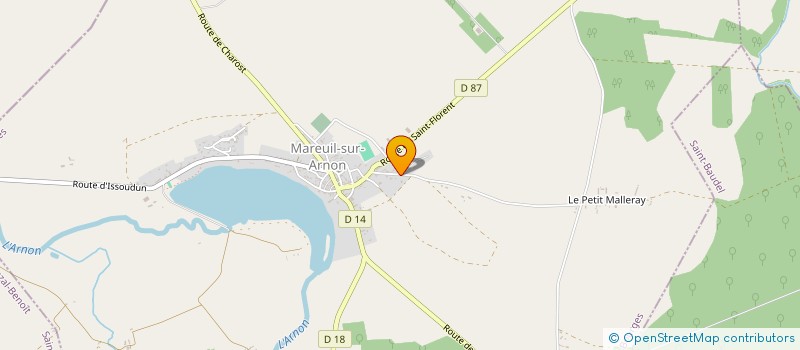 localisation de l'entreprise SCI CALEA  CIVRAY