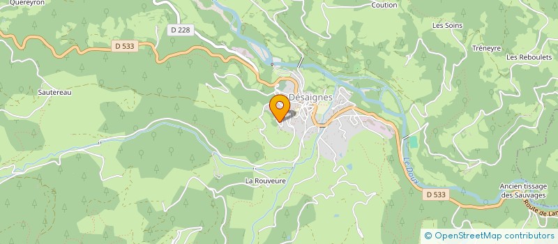 localisation de l'entreprise SCI CALEDA  DESAIGNES