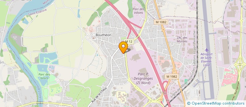 localisation de l'entreprise SCI CALEJ  ANDREZIEUX-BOUTHEON