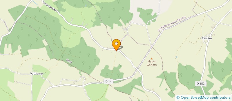 localisation de l'entreprise SCI CALENA  BITRY