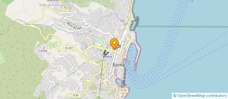 localisation de l'entreprise SCI CALENDINI CINTI à BASTIA