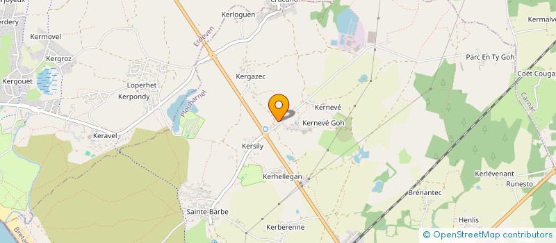 localisation de l'entreprise SCI CALEO  PLOUHARNEL