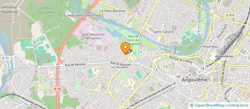 localisation de l'entreprise SCI CALEO DOMUS à ANGOULEME