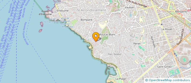 localisation de l'entreprise SCI CALETTE à MARSEILLE