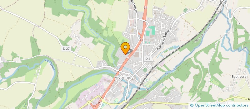 localisation de l'entreprise SCI CALEX  VIVONNE