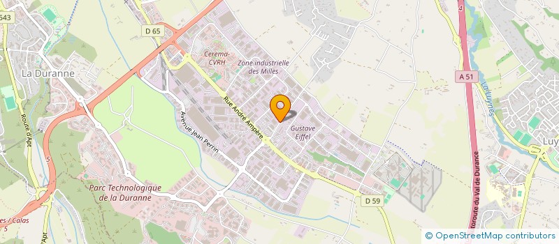 localisation de l'entreprise SCI CALEX à AIX-EN-PROVENCE