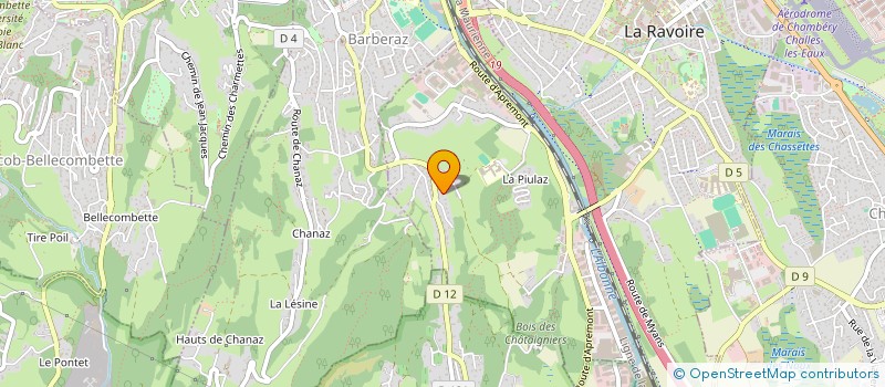 localisation de l'entreprise SCI CALFA  LA RAVOIRE