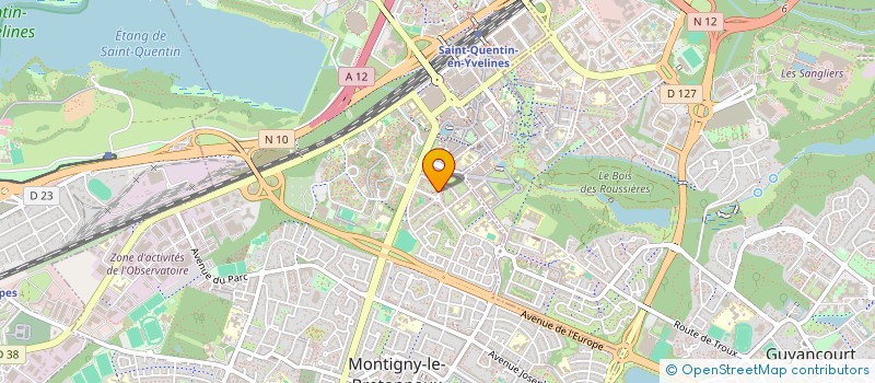 localisation de l'entreprise SCI CALGAR  MONTIGNY-LE-BRETONNEUX