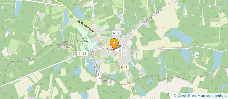 localisation de l'entreprise SCI CALGENS  LIGNY-LE-RIBAULT